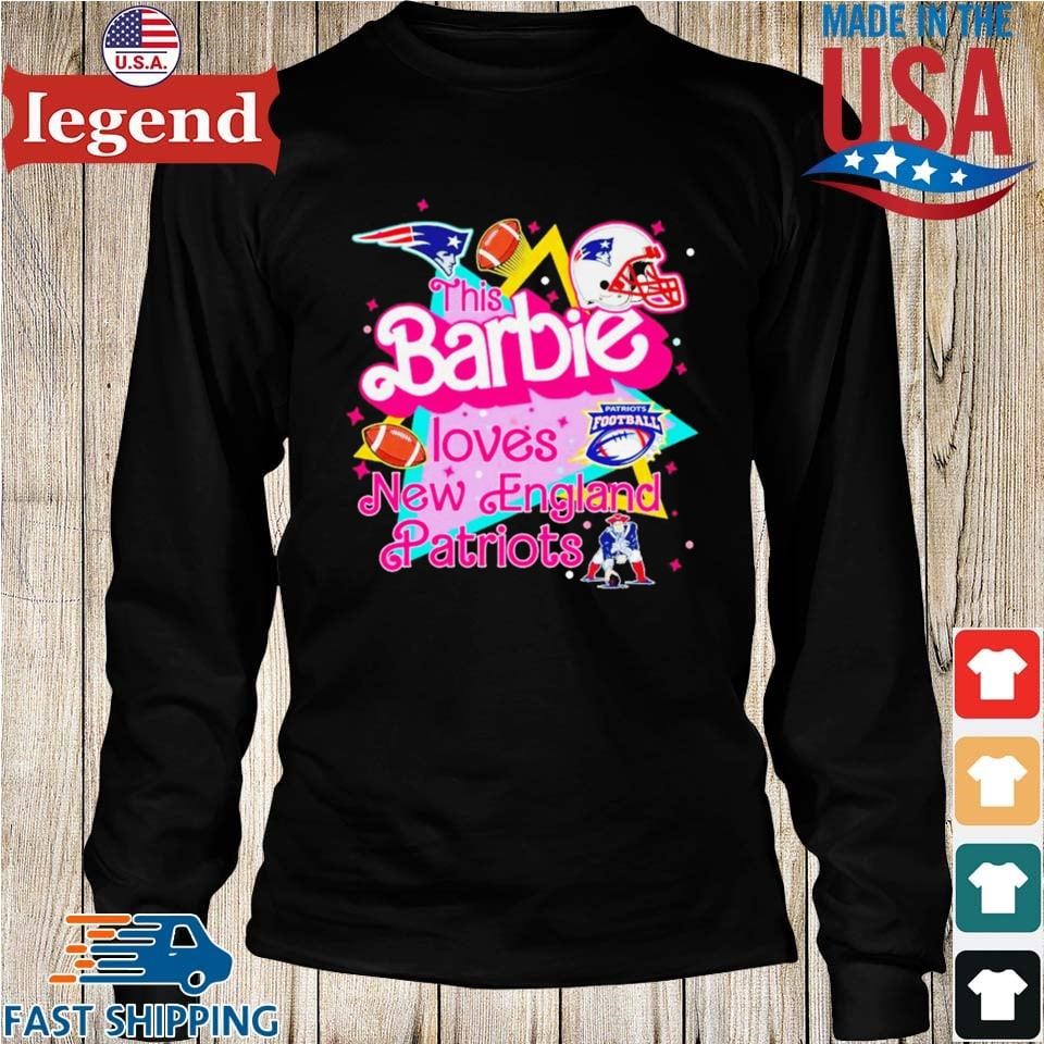 Official nice The Barbie Loves Nfl New England Patriots Shirt