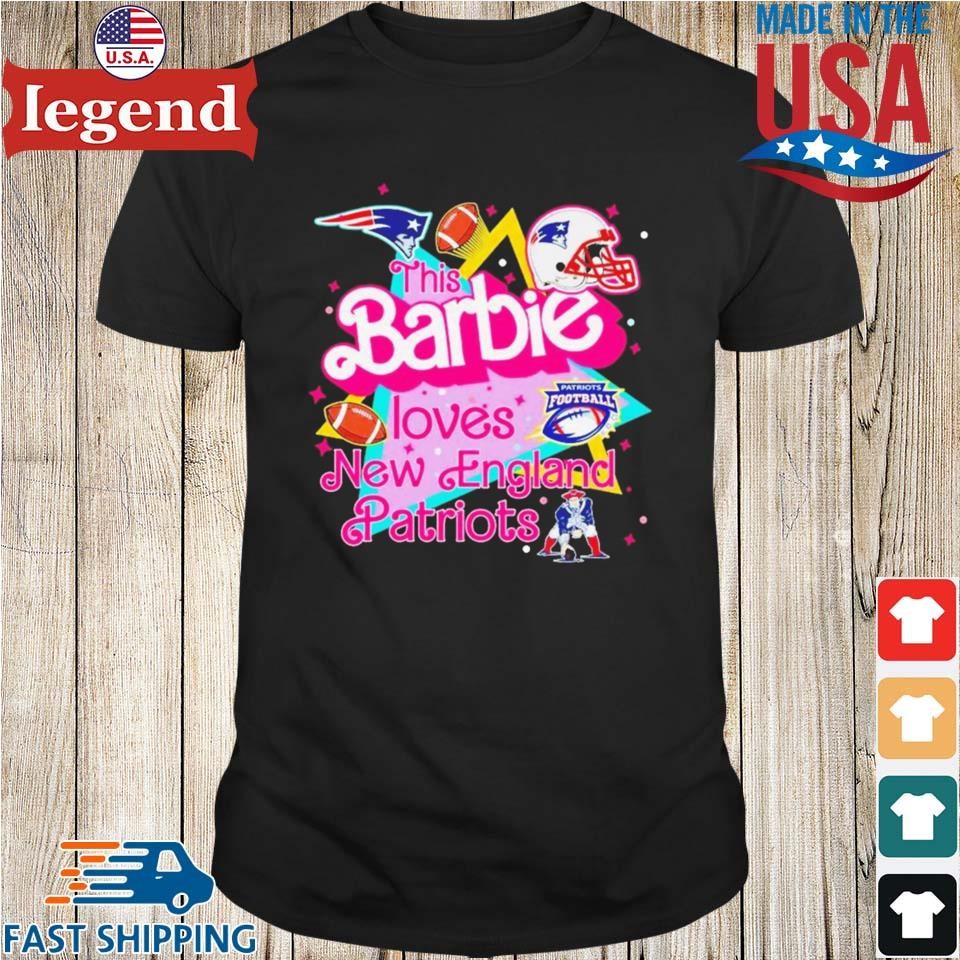 Official nice The Barbie Loves Nfl New England Patriots Shirt