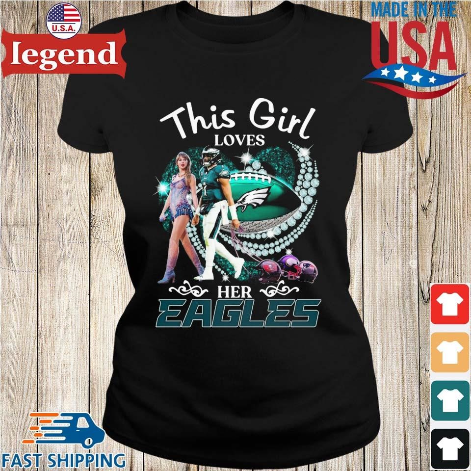 Just A Women Who Loves Her Philadelphia Eagles shirt, hoodie