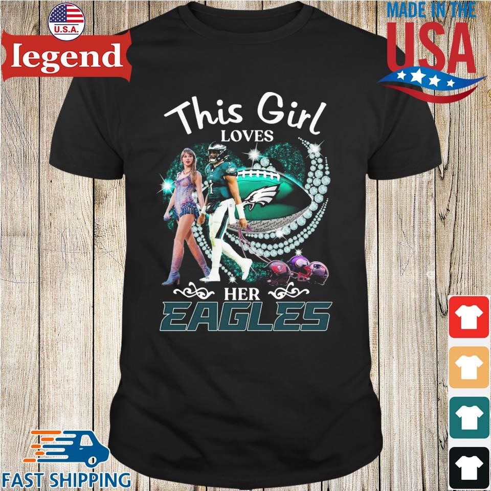 Just A Women Who Loves Her Philadelphia Eagles shirt, hoodie