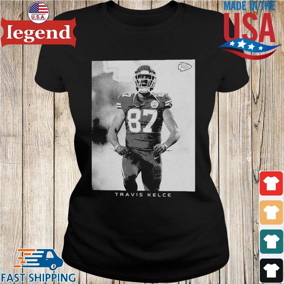 Travis Kelce 87 Kansas City Chiefs player football poster shirt, hoodie,  sweater, long sleeve and tank top