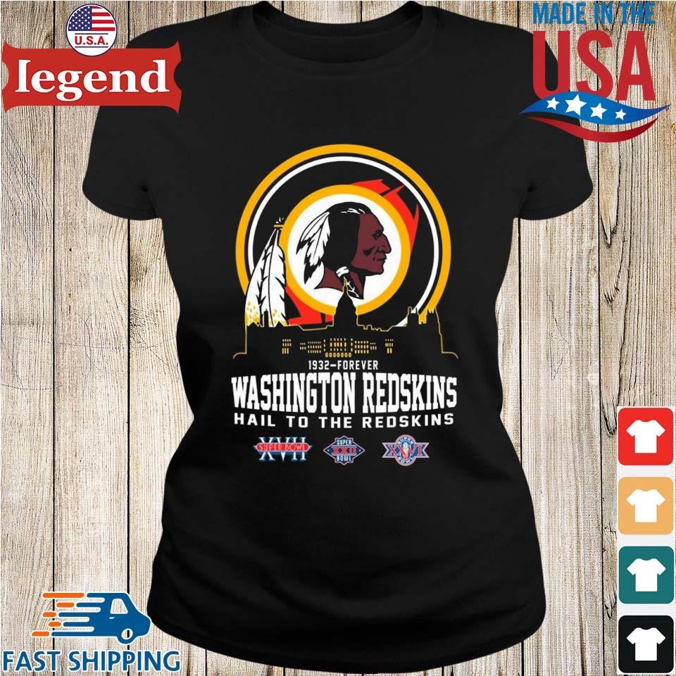 Official 1932-forever washington redskins hail to the redskins