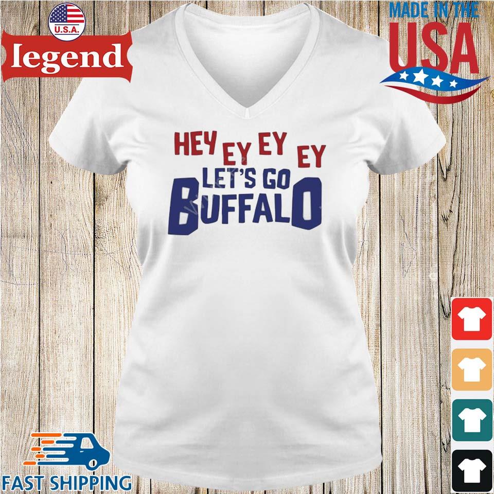 Aaron Quinn Hey Ey Ey Ey Let's Go Buffalo T-shirt,Sweater, Hoodie, And Long  Sleeved, Ladies, Tank Top