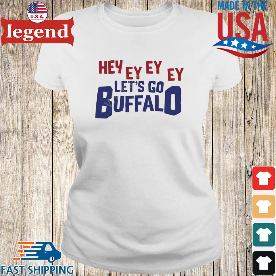 Aaron Quinn Hey Ey Ey Ey Let's Go Buffalo T-shirt,Sweater, Hoodie, And Long  Sleeved, Ladies, Tank Top