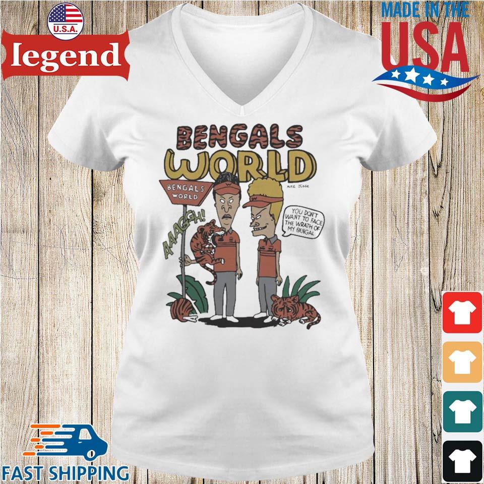 Beavis And Butthead x Cincinnati Bengals World T-Shirt, hoodie