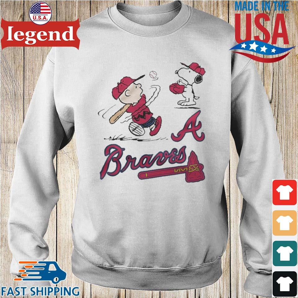 Original snoopy Atlanta Braves Peace Love Braves Shirt, hoodie