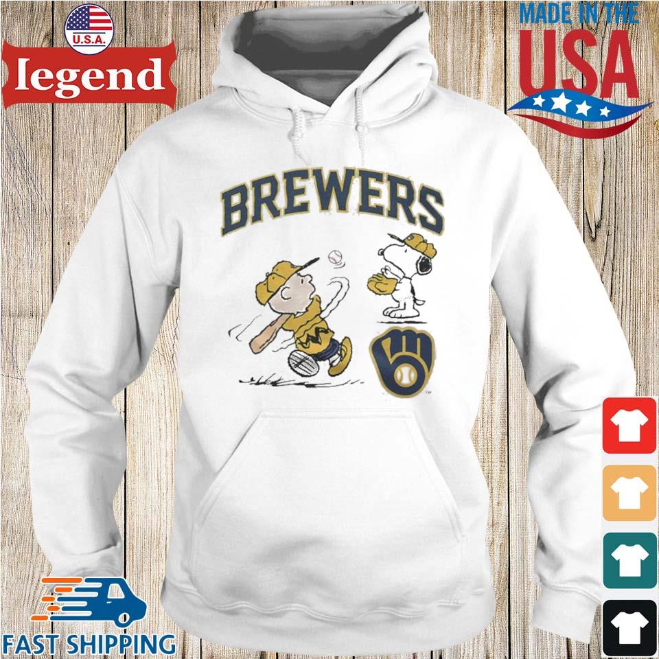 Men's Milwaukee Brewers Grey Logo Legend T-Shirt