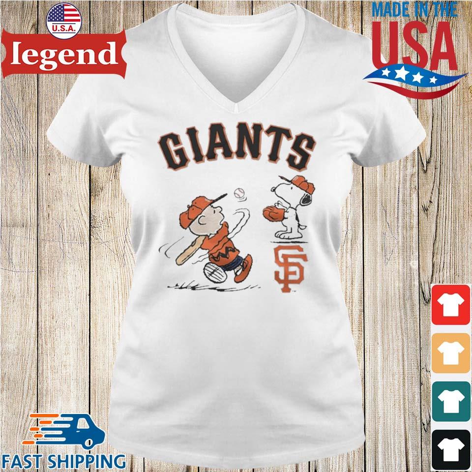 Snoopy Charlie Brown San Francisco Giants Baseball 2023 Shirt