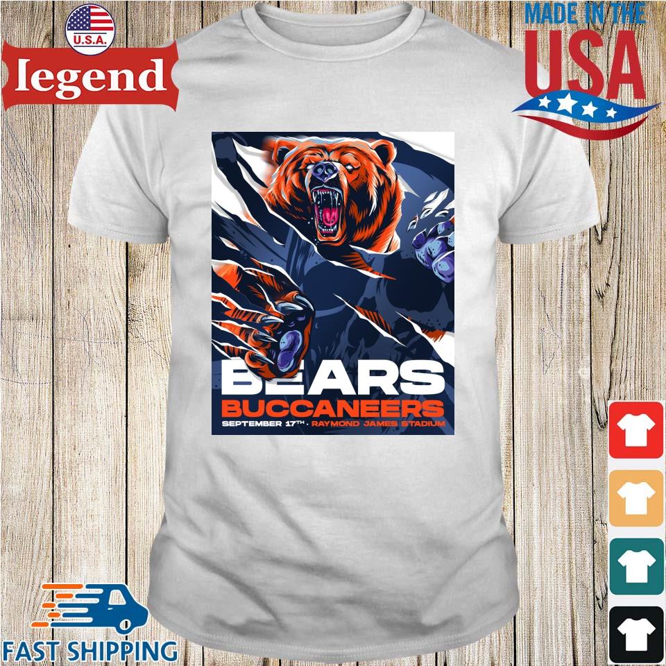 Chicago Bears Vs Buccaneers September 17th 2023 Battle In The Bay T-shirt,Sweater,  Hoodie, And Long Sleeved, Ladies, Tank Top