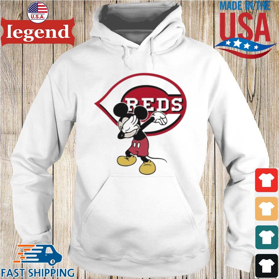 Cincinnati Reds MLB Baseball Dabbing Mickey Disney Sports T Shirt