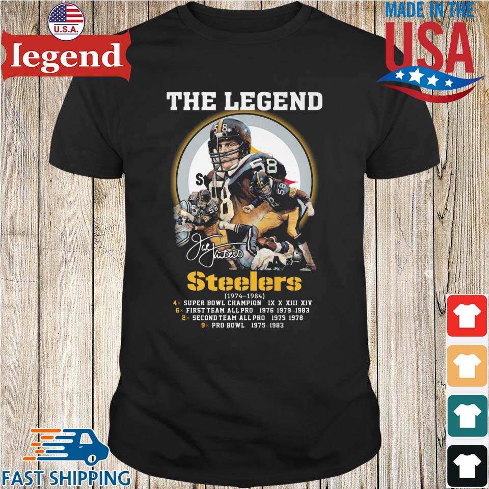 Jack Lambert The Legends Pittsburgh Steelers 1974-1984 Signature T-Shirt,  hoodie, sweater, long sleeve and tank top