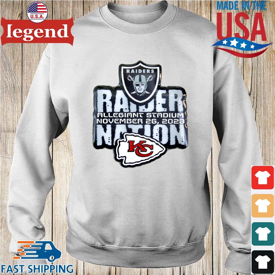 Las Vegas Raiders Vs Kansas City Chiefs Game Day November 26, 2023 Shirt,  hoodie, sweater, long sleeve and tank top