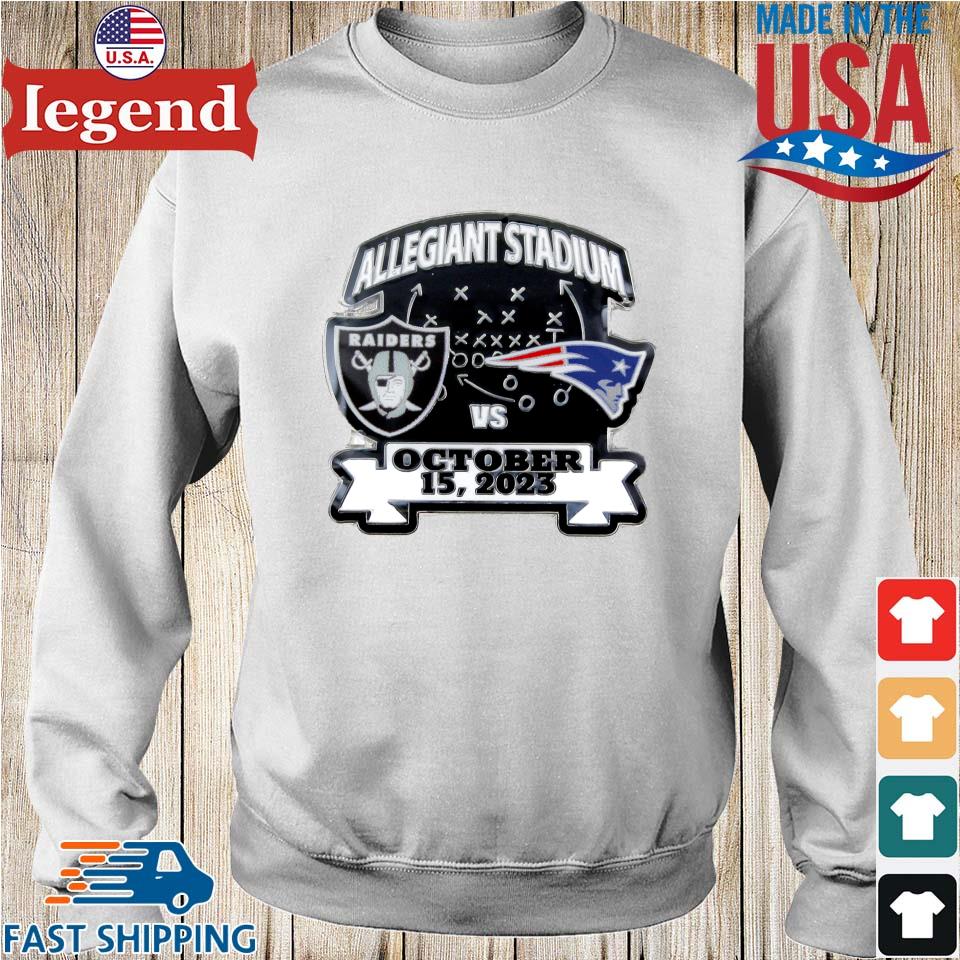 Las Vegas Raiders Vs New England Patriots Allegiant Stadium October 15 2023  Shirt