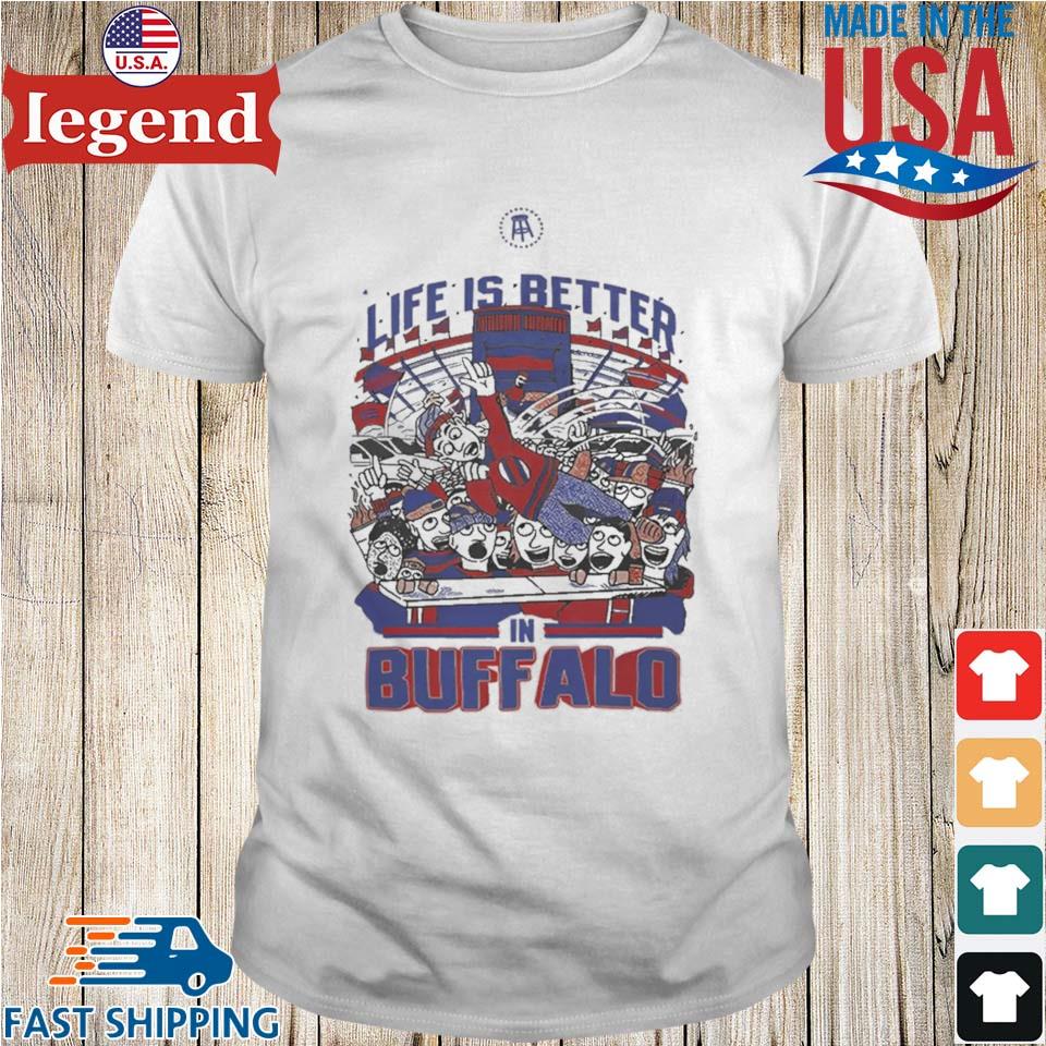 Buffalo Bills 4 Life logo shirt S - 5XL!!! Fast Ship!