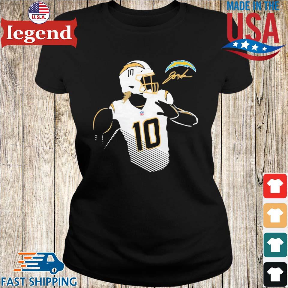 Los Angeles Chargers Justin Herbert Powder Blue Player Graphic T-Shirt,  hoodie, sweater, long sleeve and tank top