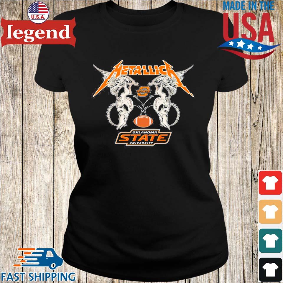 Metallica Wings Oklahoma State Cowboys Logo shirt, hoodie, sweater, long  sleeve and tank top