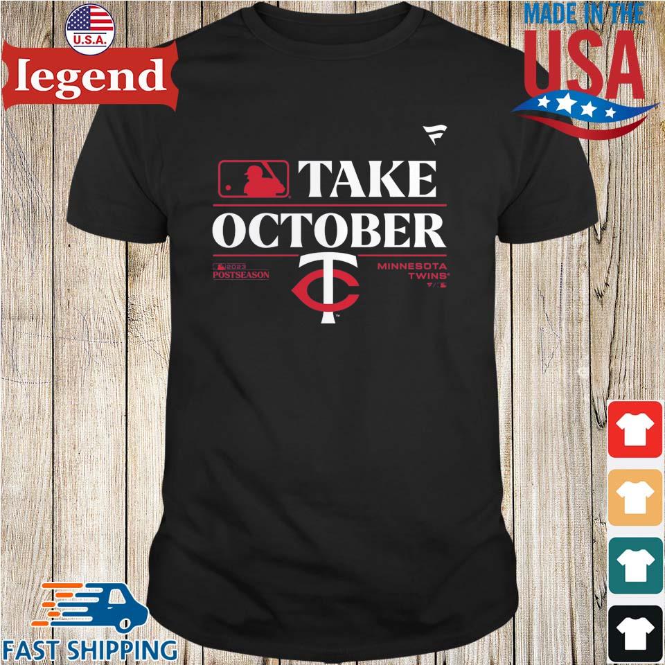 HOT SALE! Minnesota Baseball Twins 2023 Postss Take October Champs T-Shirt  S-5XL