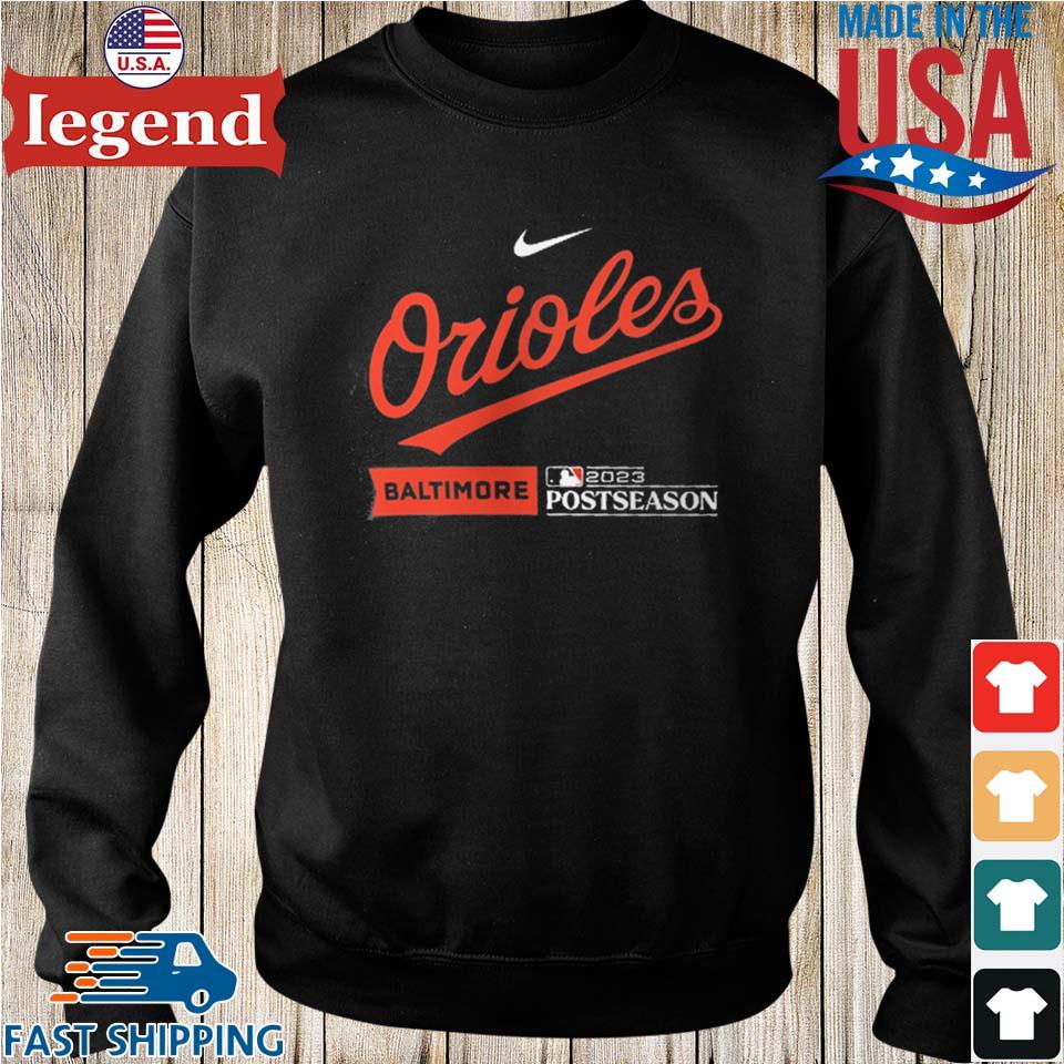 Nike Baltimore Orioles 2023 Postseason logo shirt, hoodie, sweater, long  sleeve and tank top