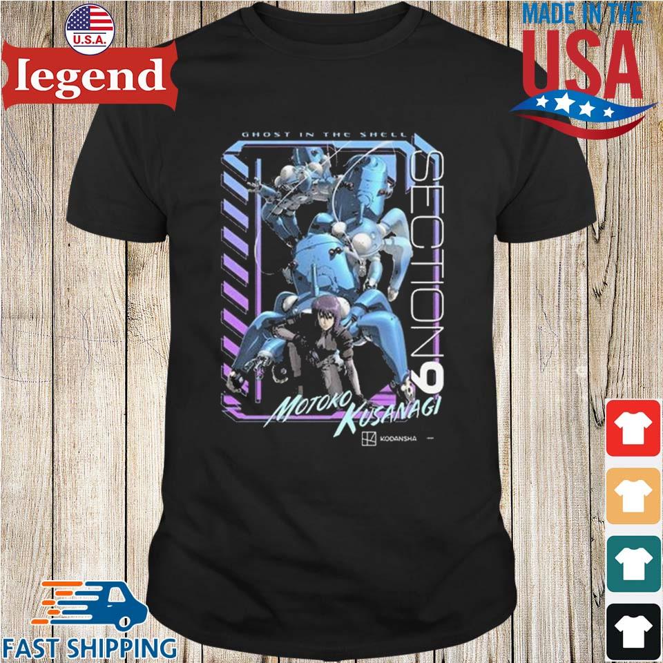 Official Ghost In The Shell Section 9 Motoko Kusanagi T-shirt