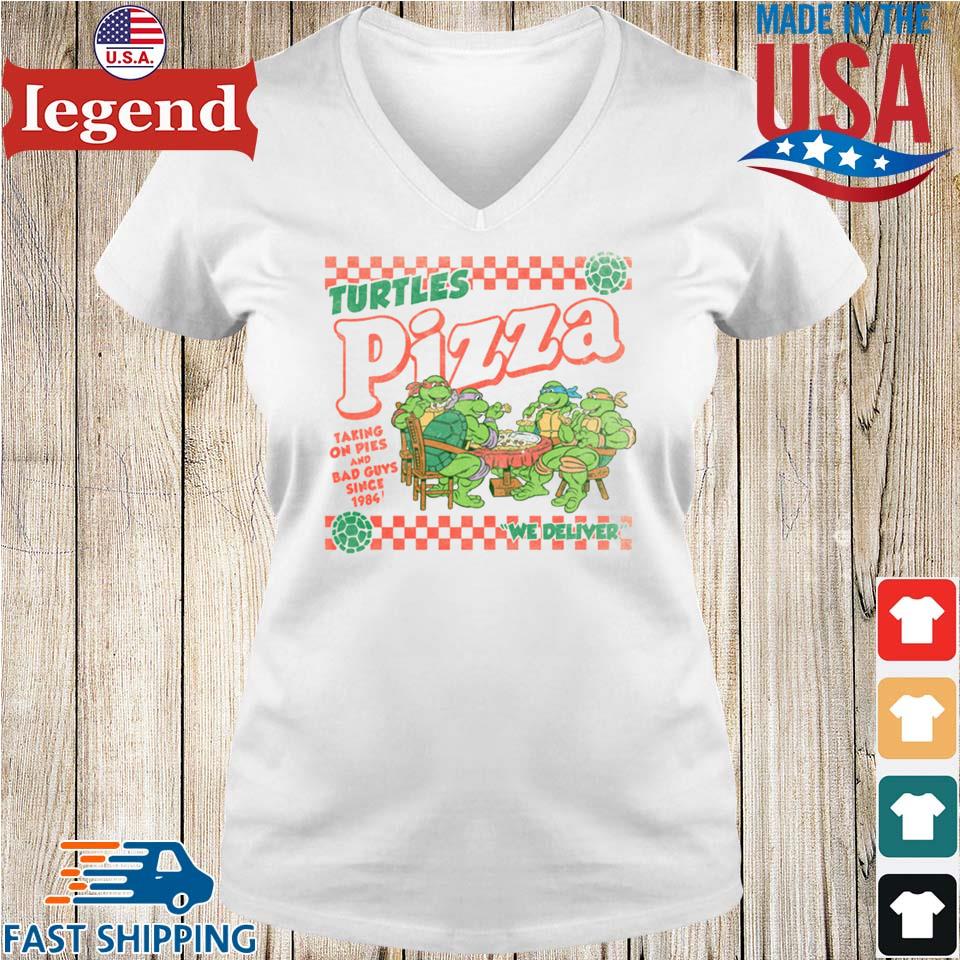 Official Tmnt Pizza Delivery Teenage Mutant Ninja Turtles Natural Unisex T- shirt,Sweater, Hoodie, And Long Sleeved, Ladies, Tank Top