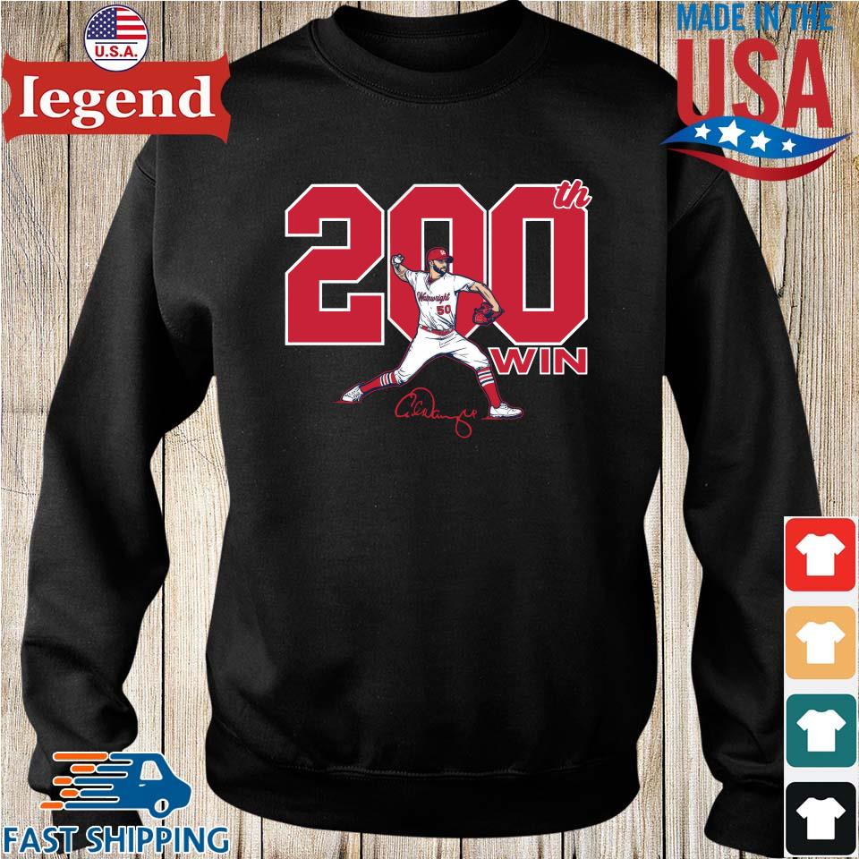 Original Adam Wainwright 200 Wins Signature T-shirt,Sweater, Hoodie, And  Long Sleeved, Ladies, Tank Top