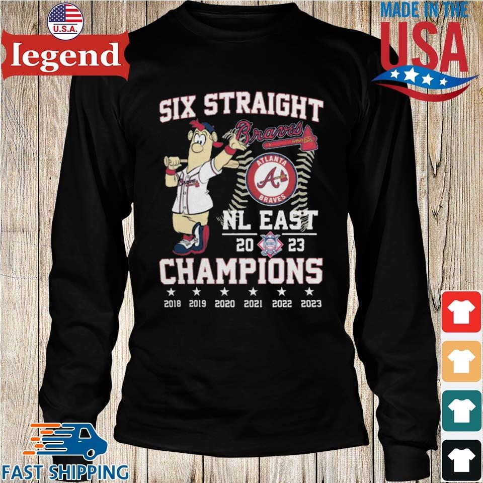 Original Blooper Six Straight Nl East Champions 2023 Atlanta