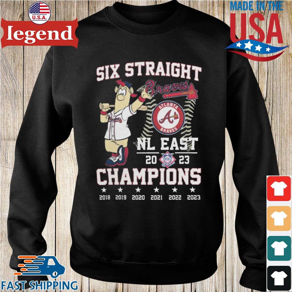 Original Blooper Six Straight Nl East Champions 2023 Atlanta