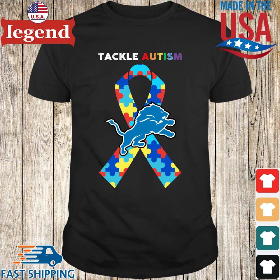 Original Detroit Lions Tackle Autism Awareness T-shirt,Sweater