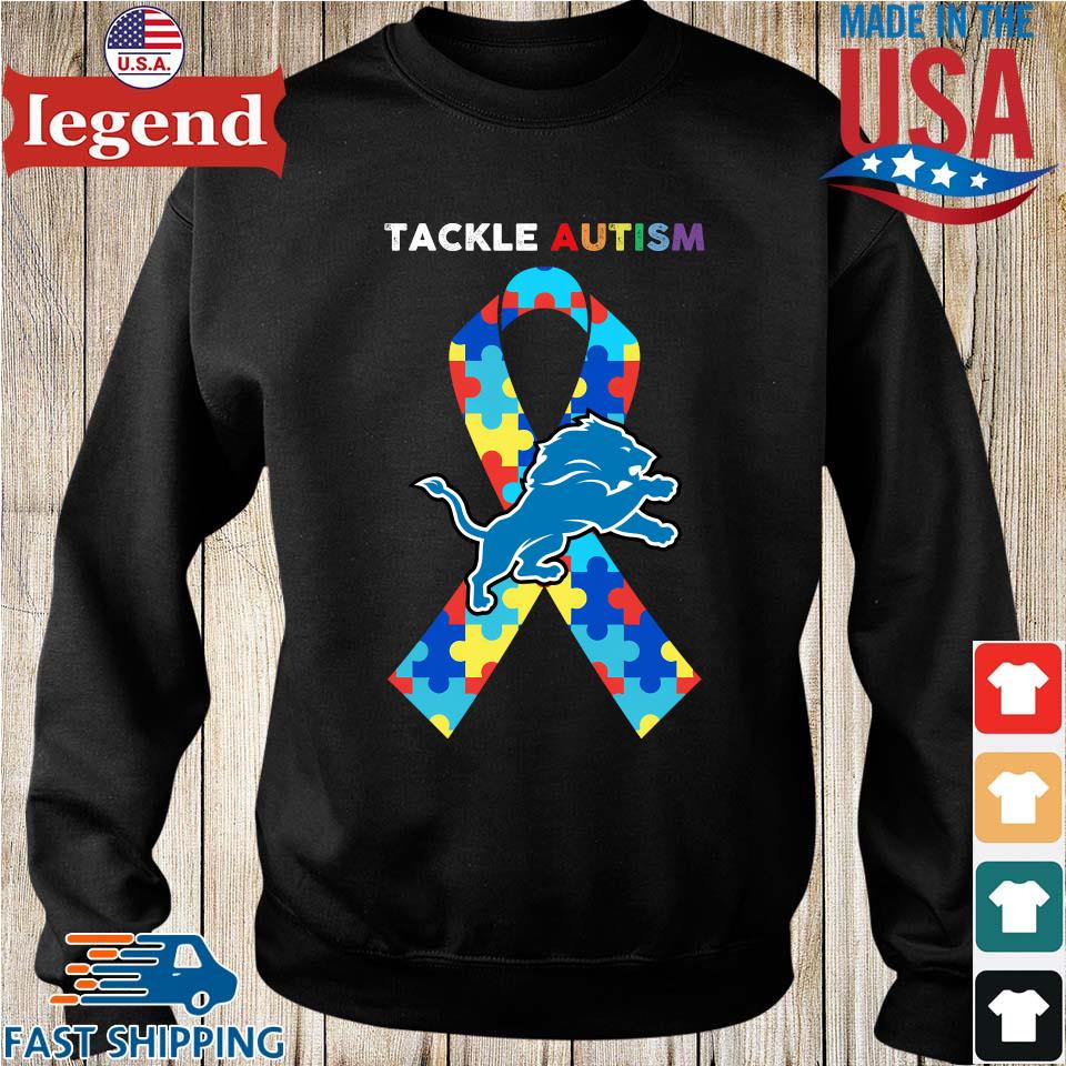 Detroit Lions NFL Autism Awareness knowledge power Shirt, hoodie,  longsleeve, sweatshirt, v-neck tee