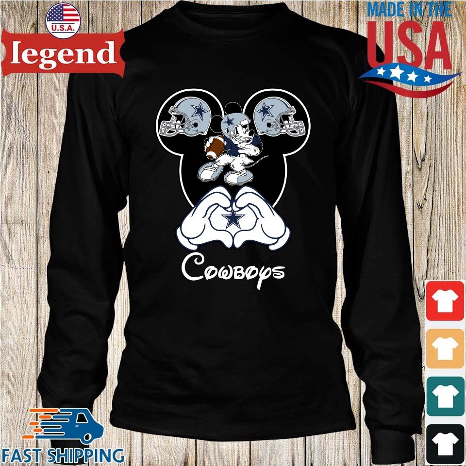 This Girl Loves Her Dallas Cowboys And Mickey Disney T-Shirt - T