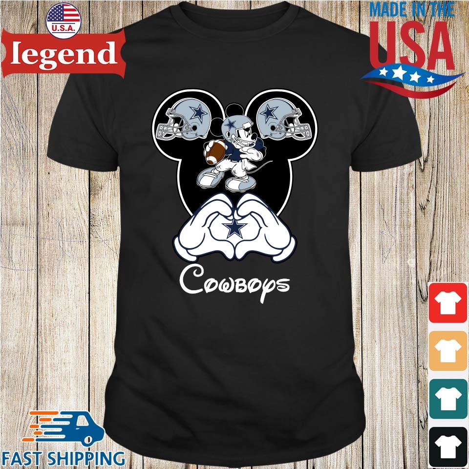 Original Disney Mickey Mouse Love Dallas Cowboys T-shirt,Sweater