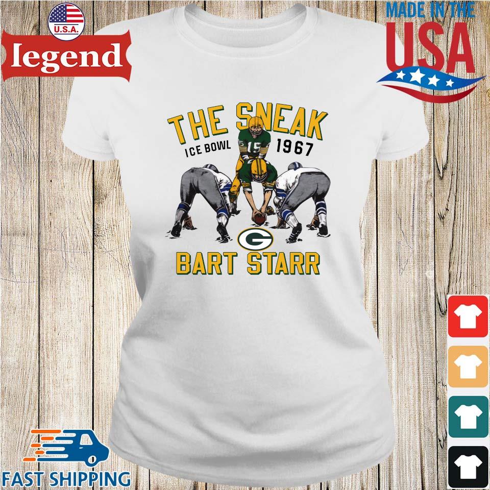 Original Green Bay Packers The Sneak Ice Bowl 1967 Bart Starr T-shirt,Sweater,  Hoodie, And Long Sleeved, Ladies, Tank Top