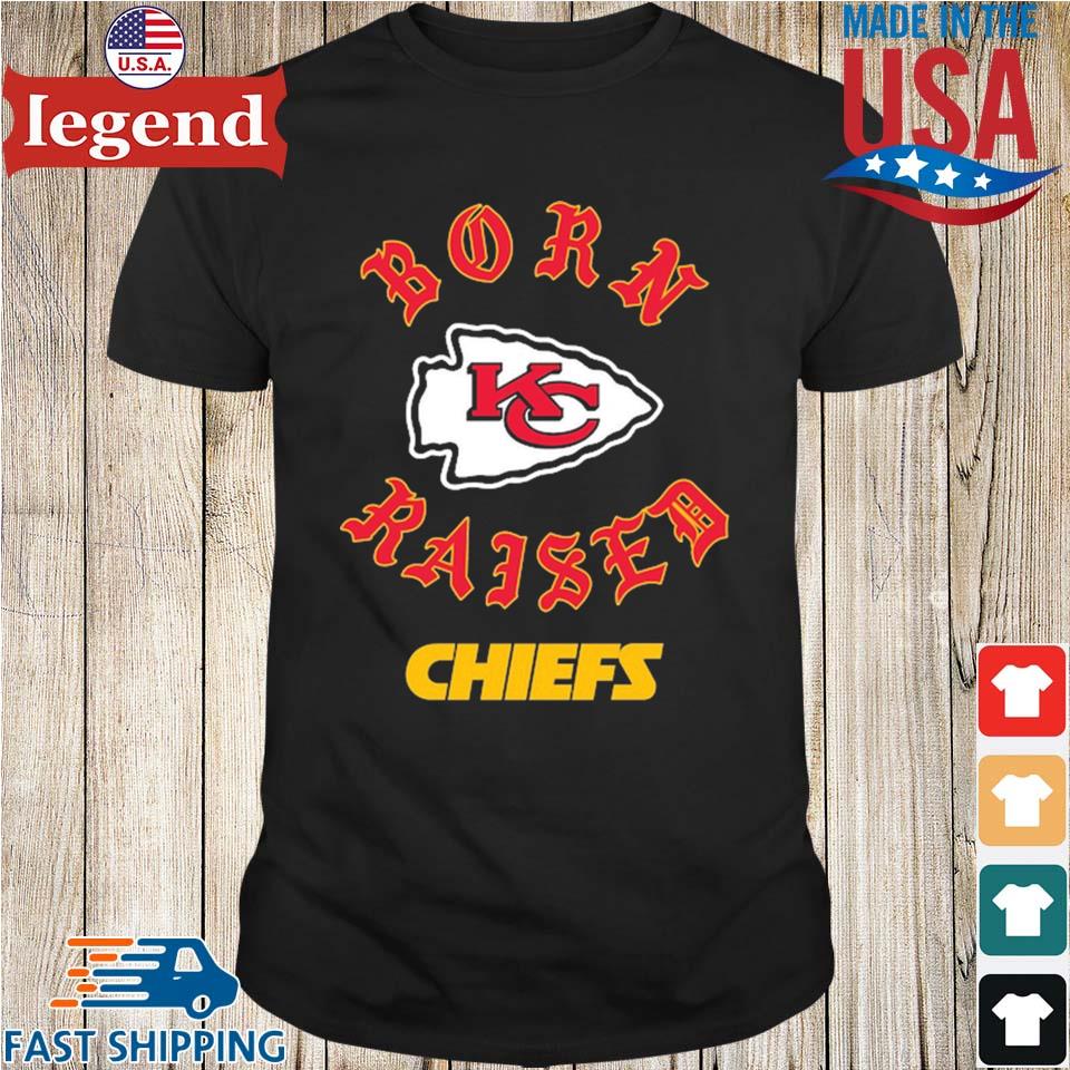 Official kansas City Chiefs Born X Raised Shirt, hoodie, sweater