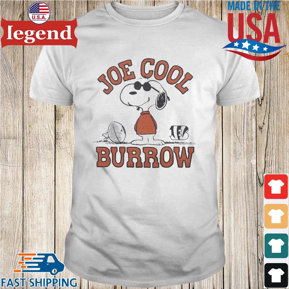 Original Peanuts X Bengals Joe Cool Burrow T-shirt,Sweater, Hoodie