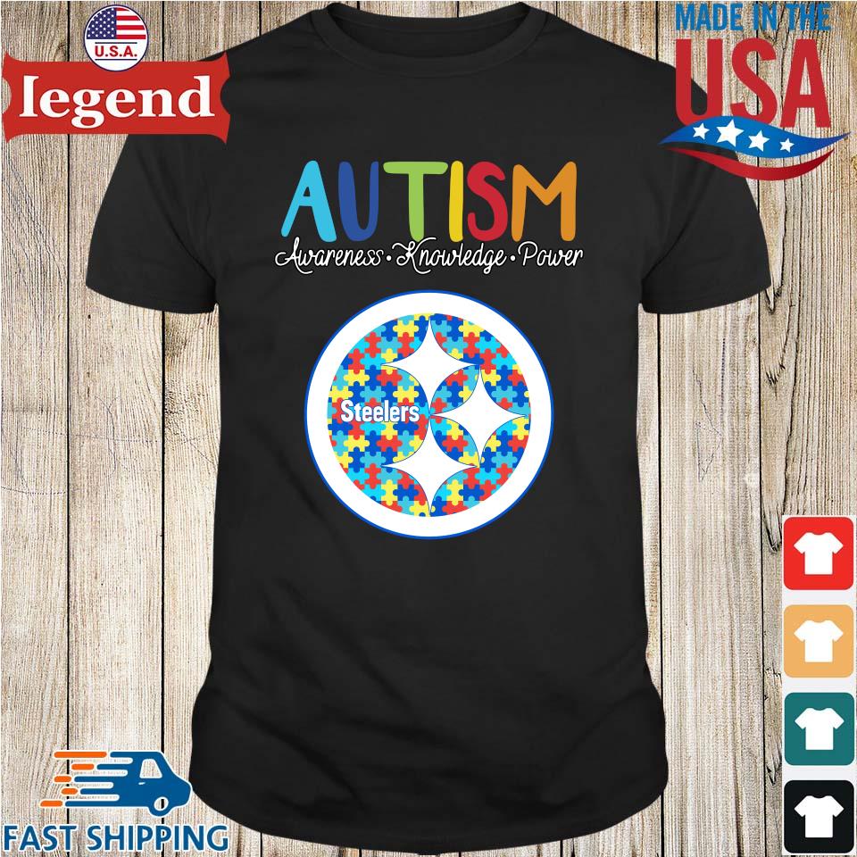 Official Cleveland Browns Autism Awareness Knowledge Power T-Shirt