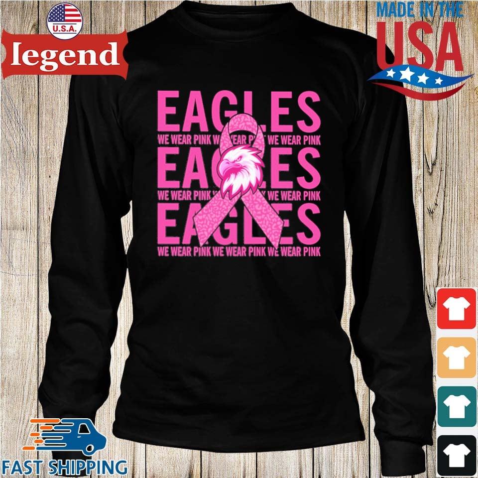 Eagles Shirt In October We Wear Pink Garlic Football Helmet