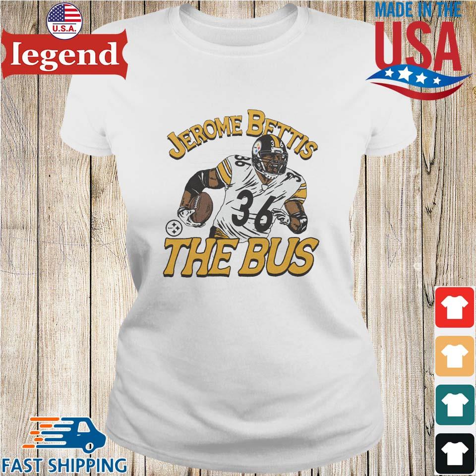 Official pittsburgh Steelers Jerome Bettis The Bus T-Shirt, hoodie, tank  top, sweater and long sleeve t-shirt