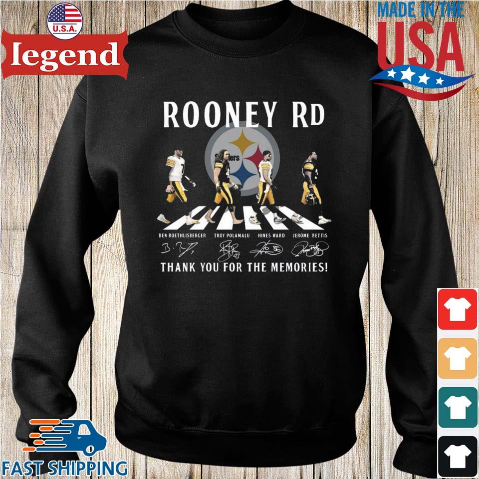 Official Pittsburgh Steelers the legends abbey road signatures T-shirt,  hoodie, tank top, sweater and long sleeve t-shirt