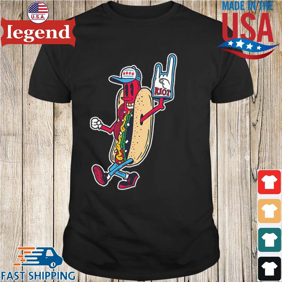 Hot dog Dabbing T shirt Funny Meme Hotdog Merica USA T-shirt