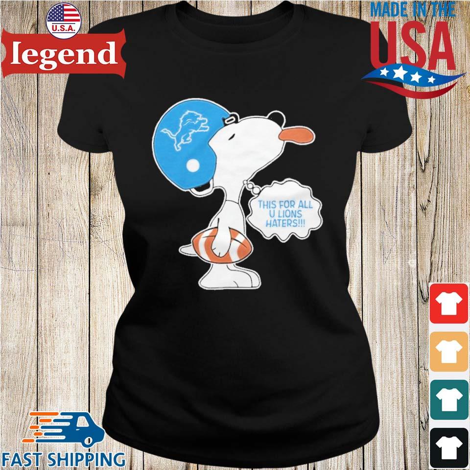 Christmas Snoopy Detroit Lions Shirt