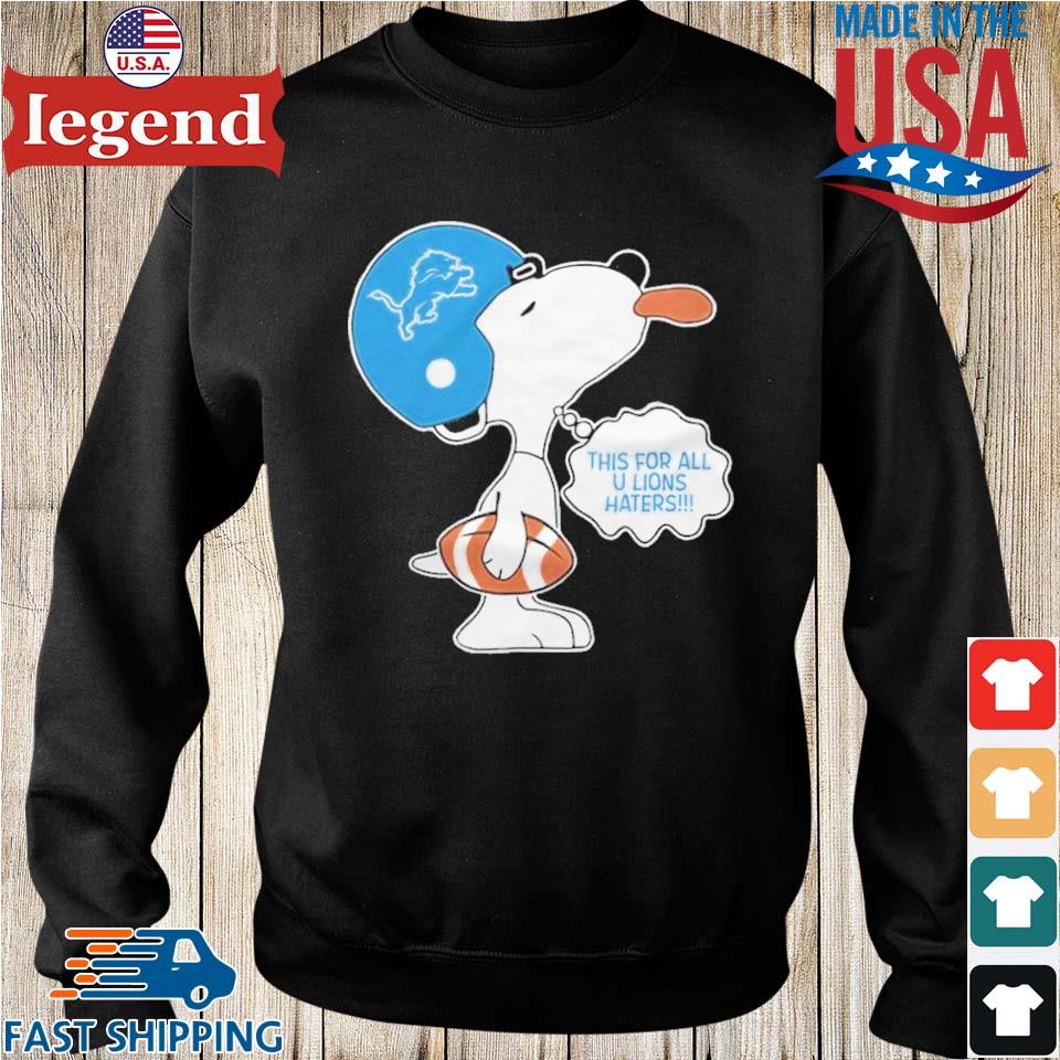 Christmas Snoopy Detroit Lions Shirt, hoodie, sweater, long sleeve