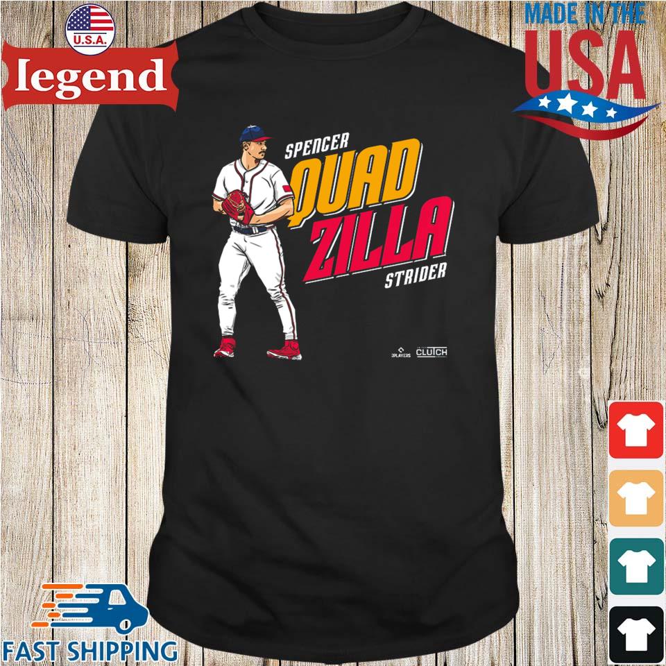 Spencer Strider Quadzilla MLBPA 2023 T Shirt - Limotees
