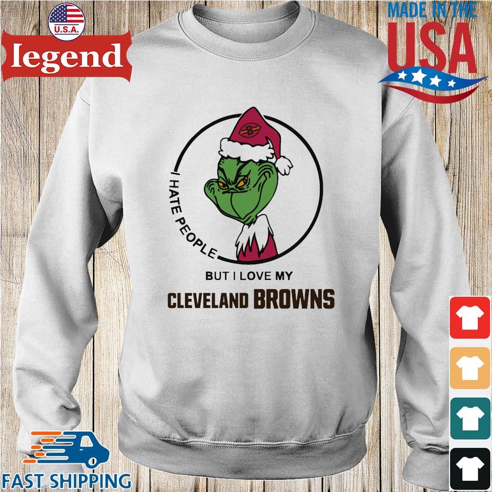 Official cleveland browns Christmas logo 2023 shirt, hoodie