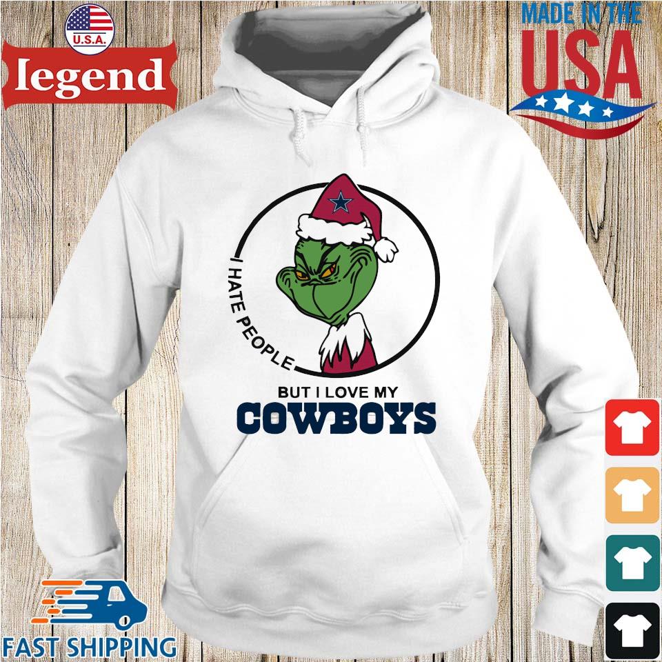 The Grinch I Hate People But I Love My Dallas Cowboys T-shirt