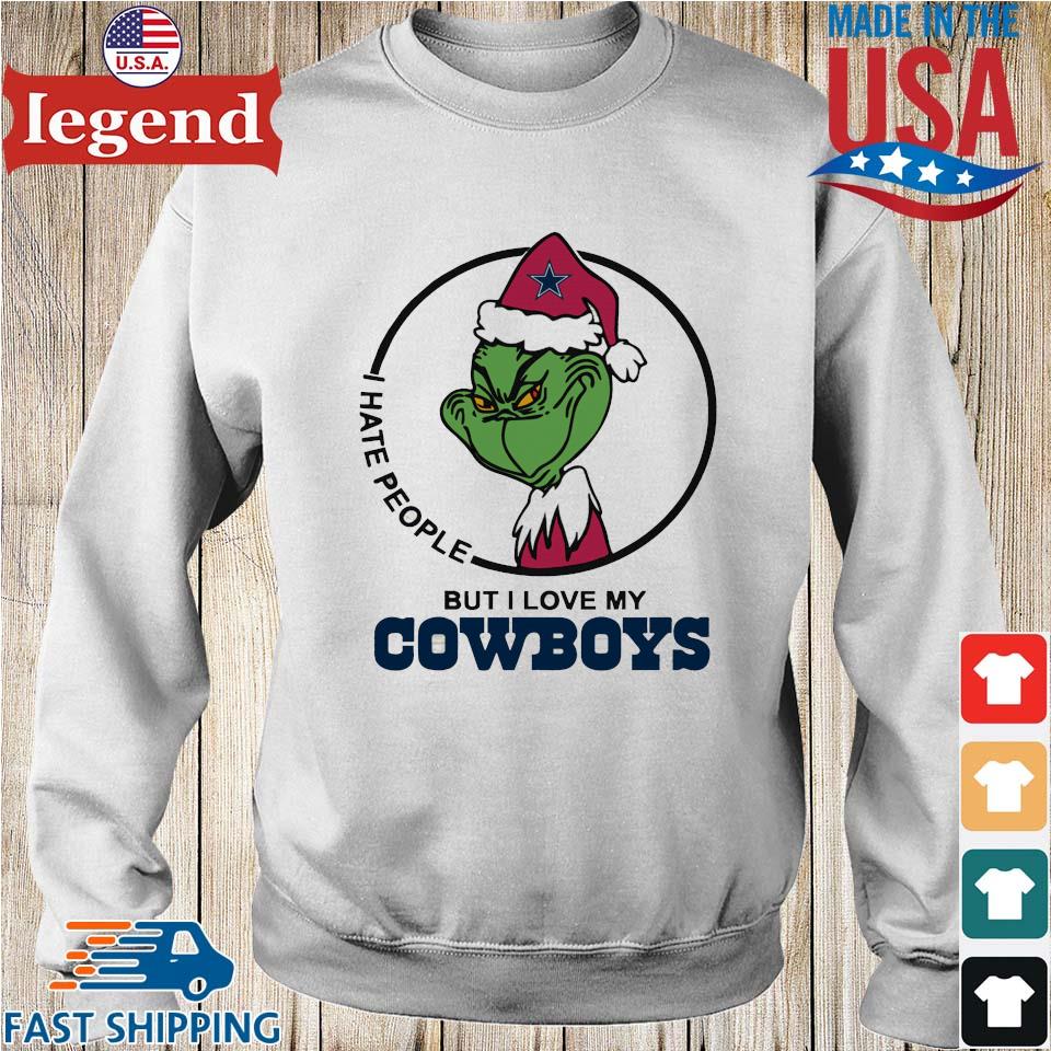 grinch cowboys sweater