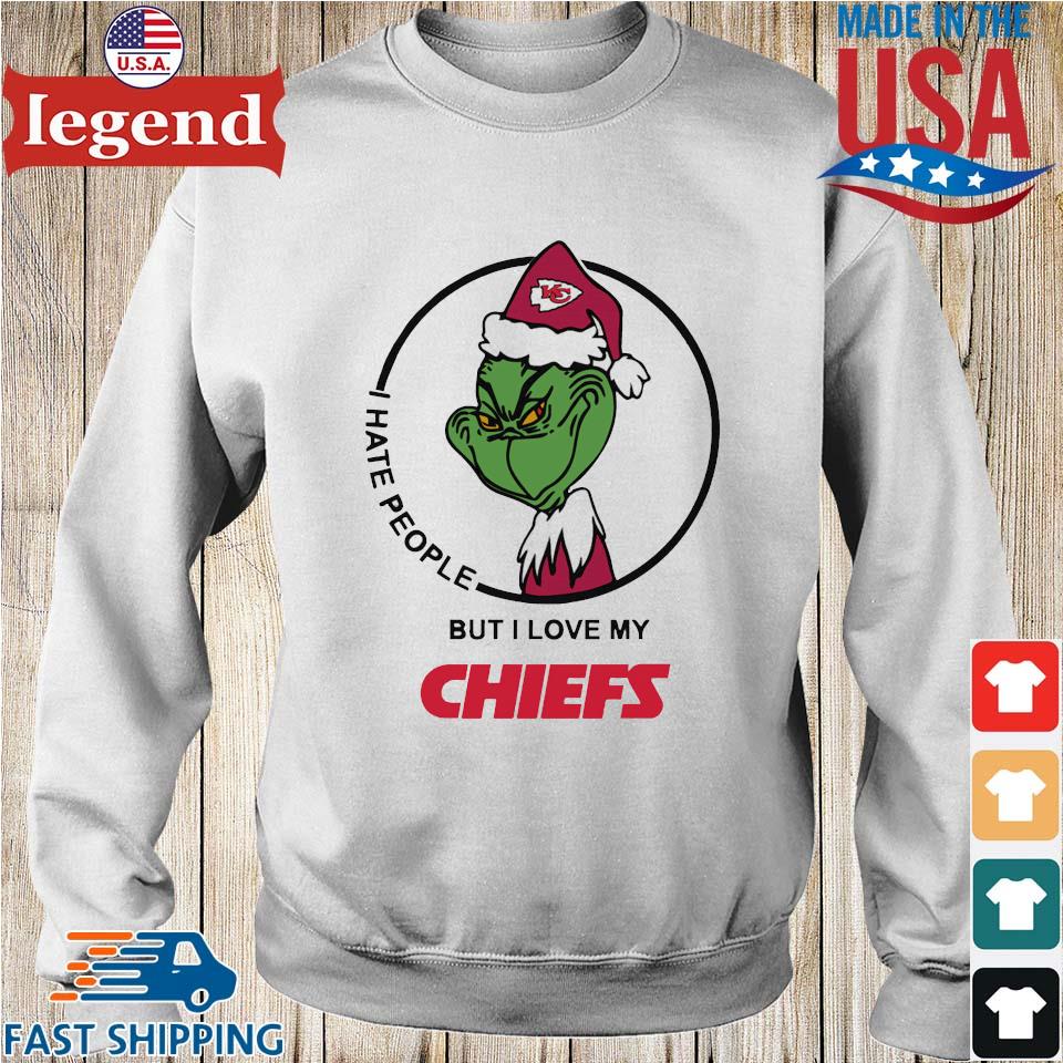 The Grinch I Hate People But I Love My Kansas City Chiefs T-shirt