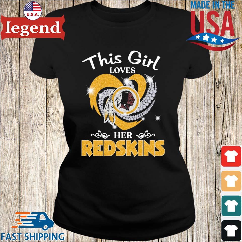 Girls redskins shirt best sale