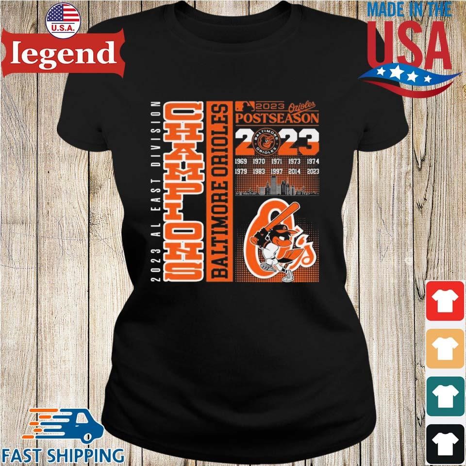 Baltimore Orioles AL East Division Champions 2023 shirt, hoodie, sweater,  long sleeve and tank top