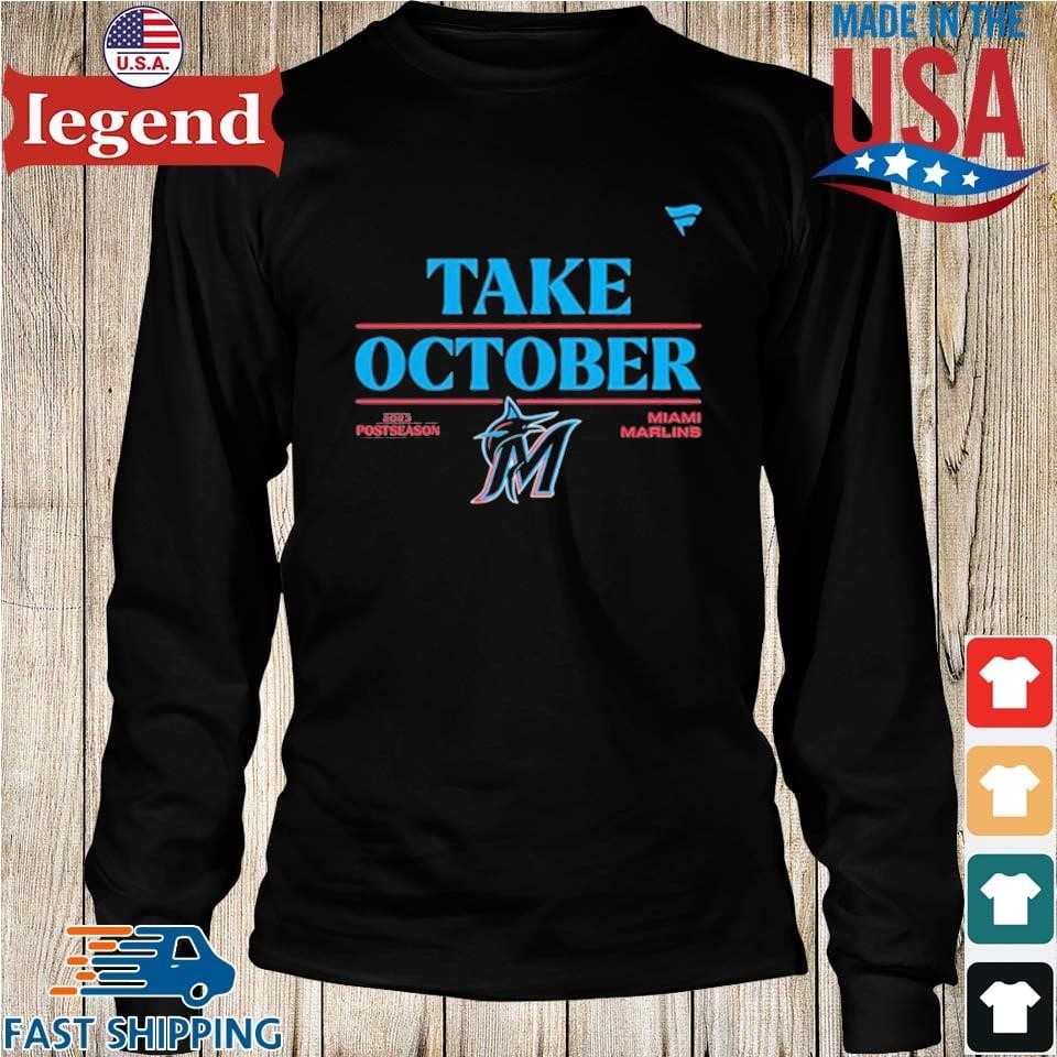 Miami Marlins Built For October 2023 Postseason Shirt