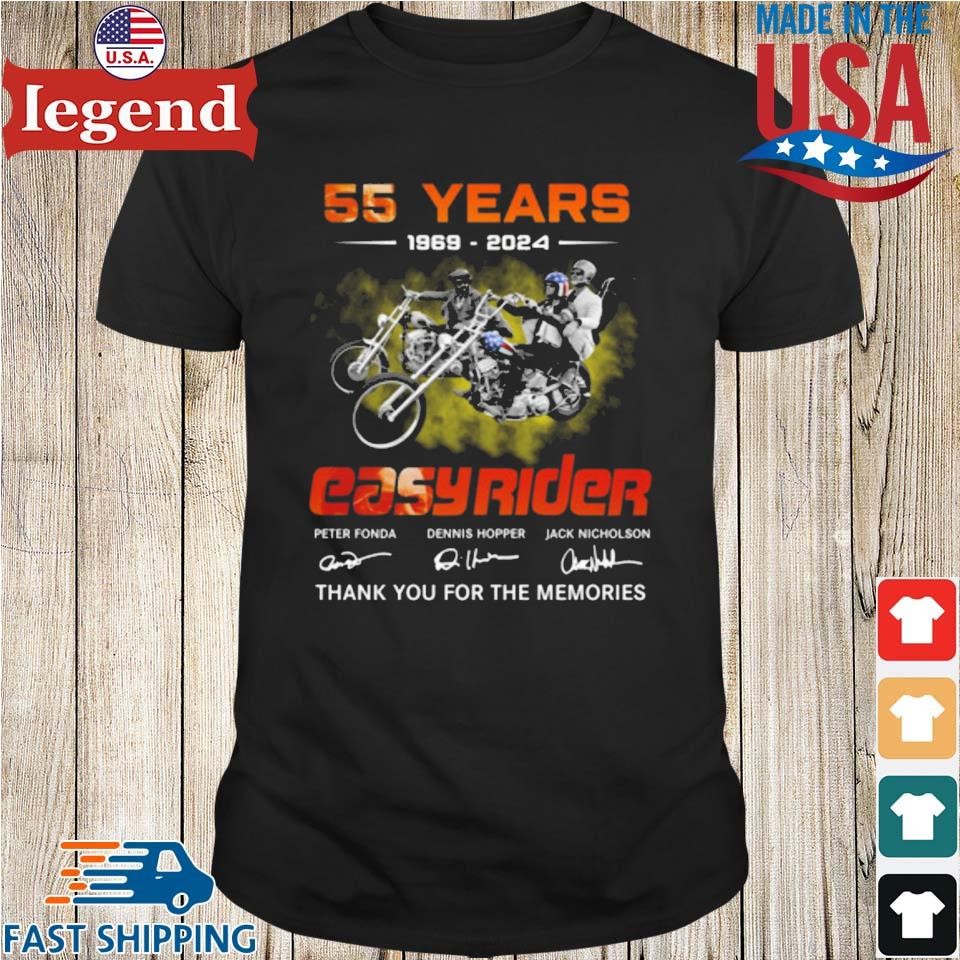 Easy Rider 55th Anniversary Thank You For The Memories T Shirt